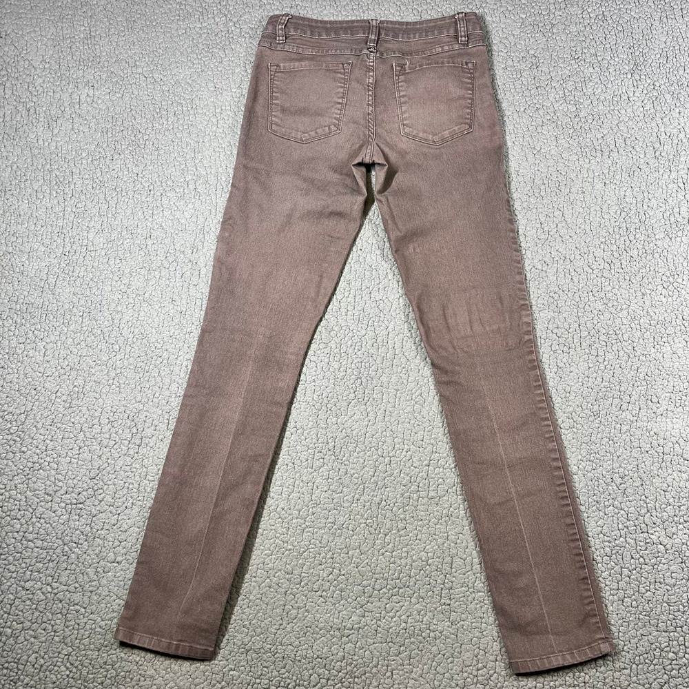 Prana Kara Jeans Womens 2/26 Brown Slim Tapered Leg Stretch Denim Pants 5759 - Picture 3 of 10